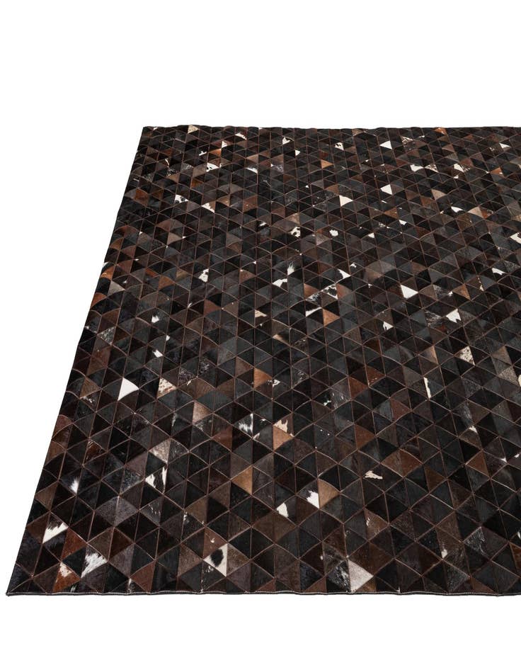 Detail image of 7' 11 x 9' 8 Cowhide - Patchwork Rug