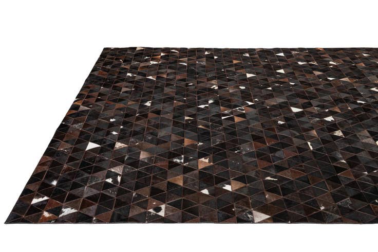 Detail image of 7' 11 x 9' 8 Cowhide - Patchwork Rug