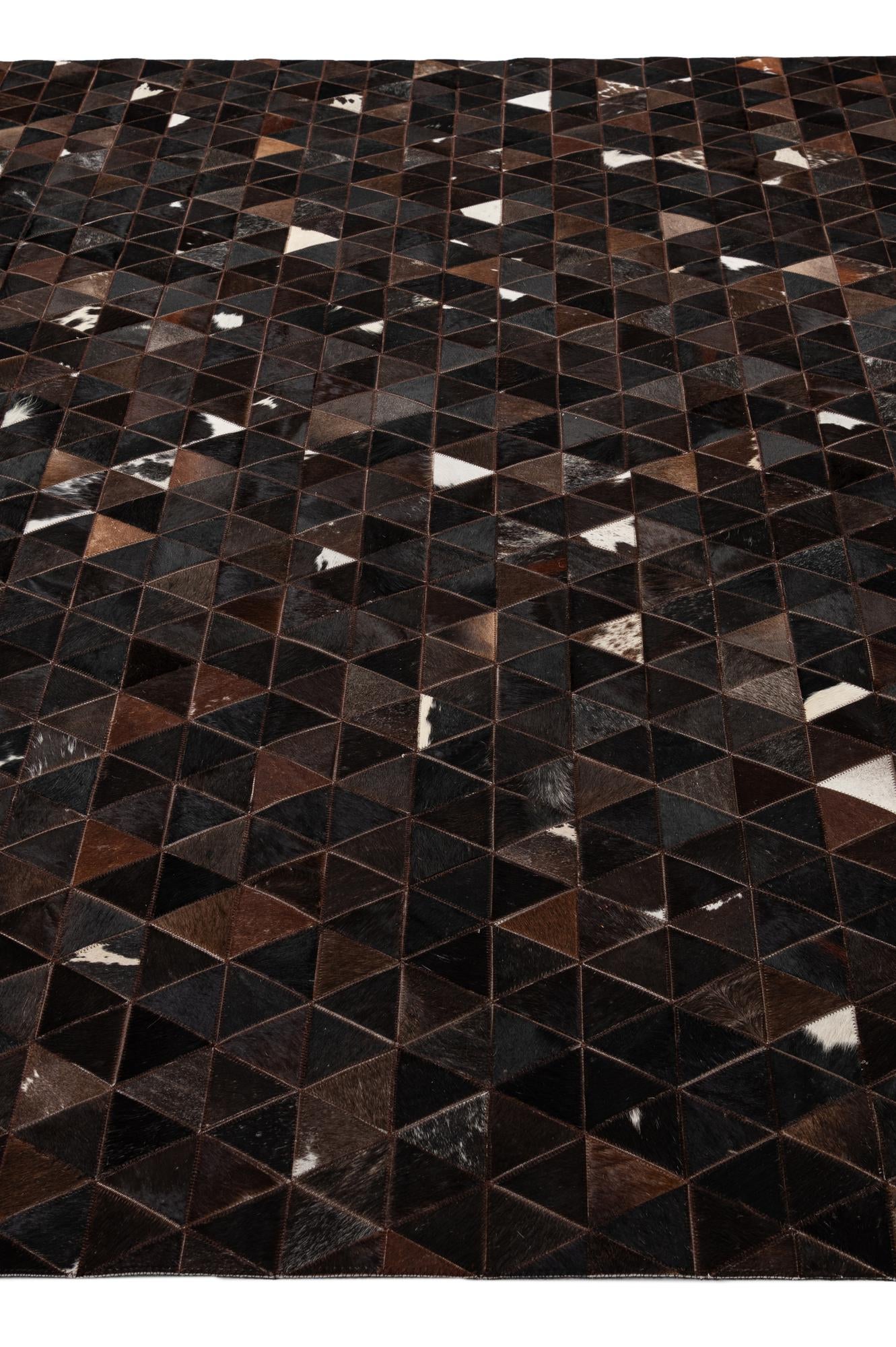7' 11 x 9' 8 Cowhide - Patchwork Rug