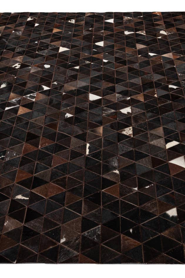 Detail image of 7' 11 x 9' 8 Cowhide - Patchwork Rug