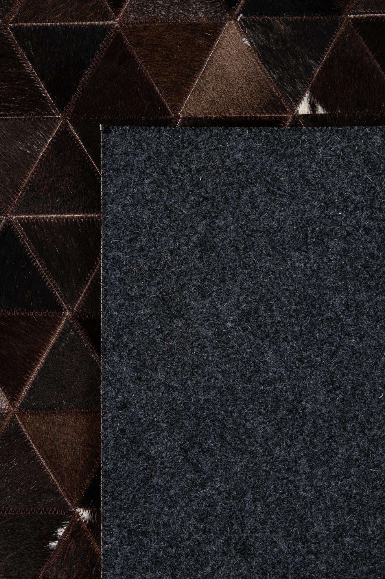 7' 11 x 9' 8 Cowhide - Patchwork Rug