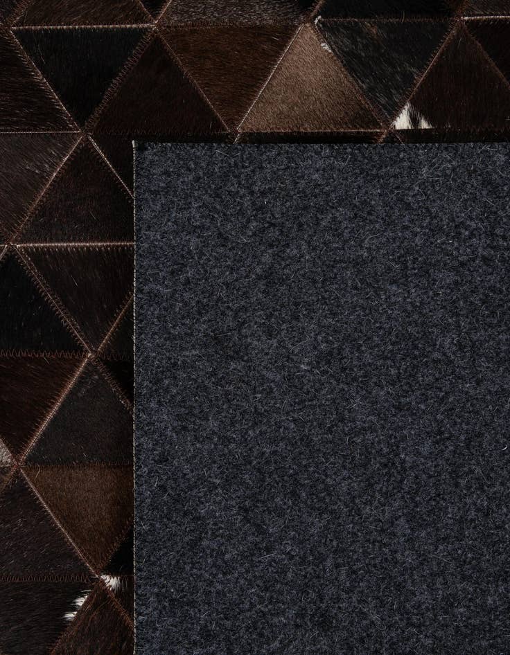 Detail image of 7' 11 x 9' 8 Cowhide - Patchwork Rug