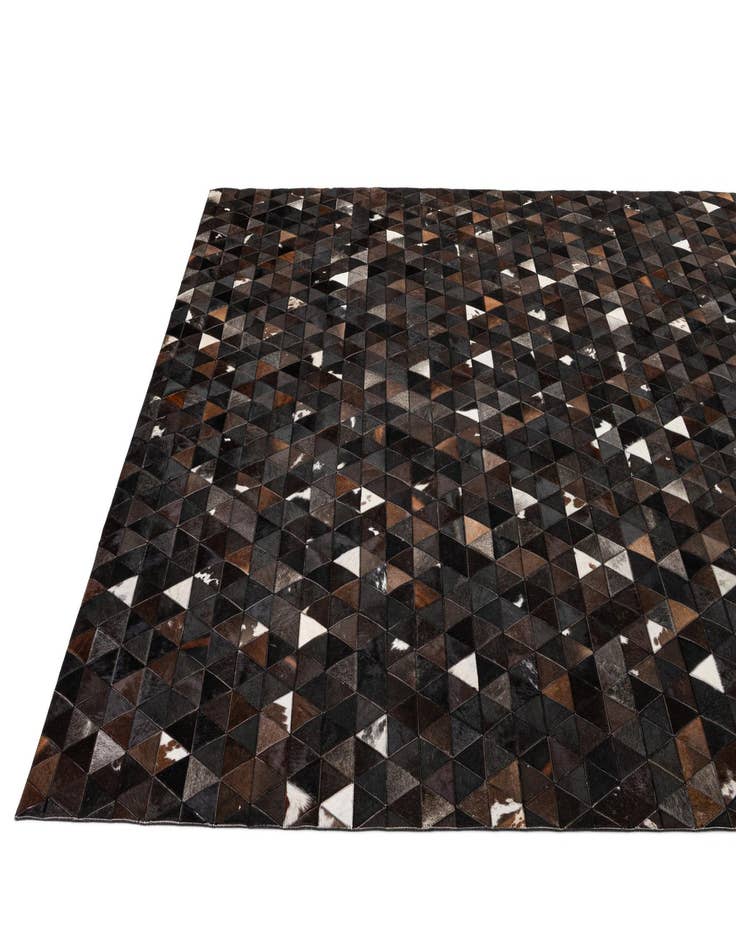 Detail image of 8' x 9' 9 Cowhide - Patchwork Rug