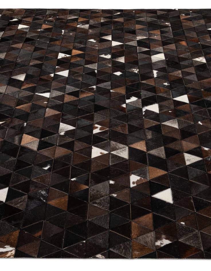 Detail image of 8' x 9' 9 Cowhide - Patchwork Rug