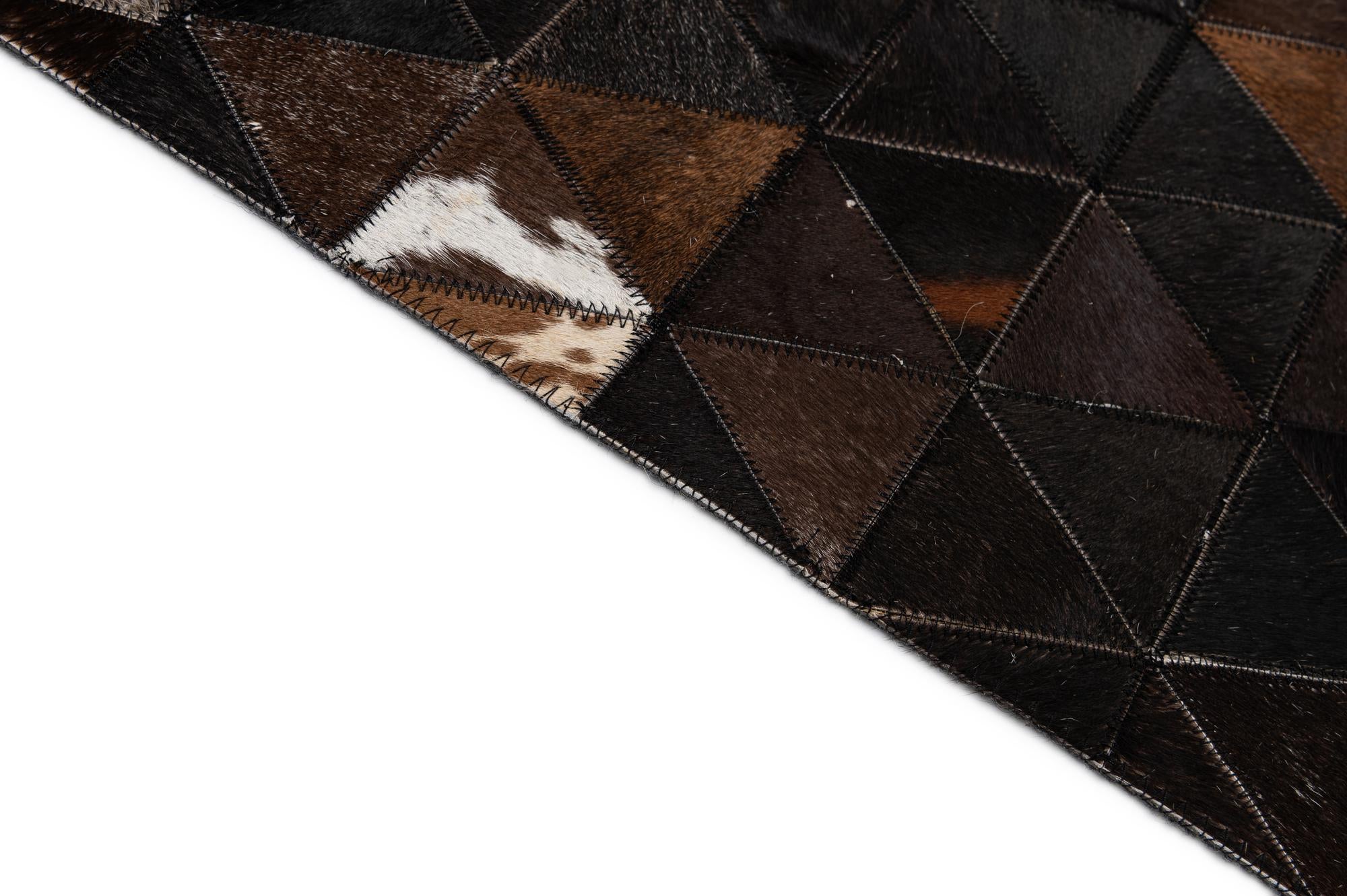 8' x 9' 9 Cowhide - Patchwork Rug