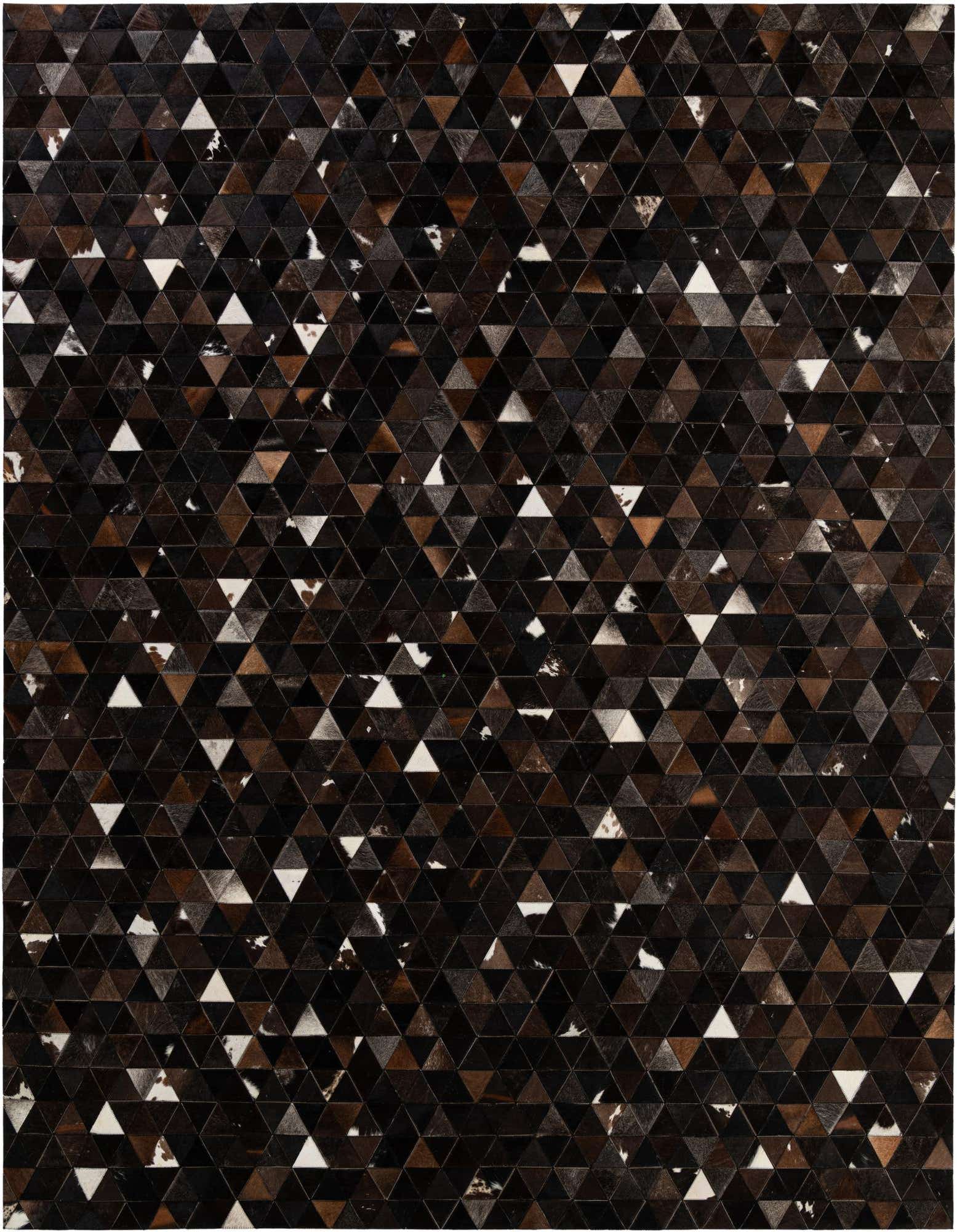 8' x 9' 9 Cowhide - Patchwork Rug