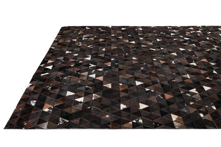 Detail image of 8' x 9' 11 Cowhide - Patchwork Rug