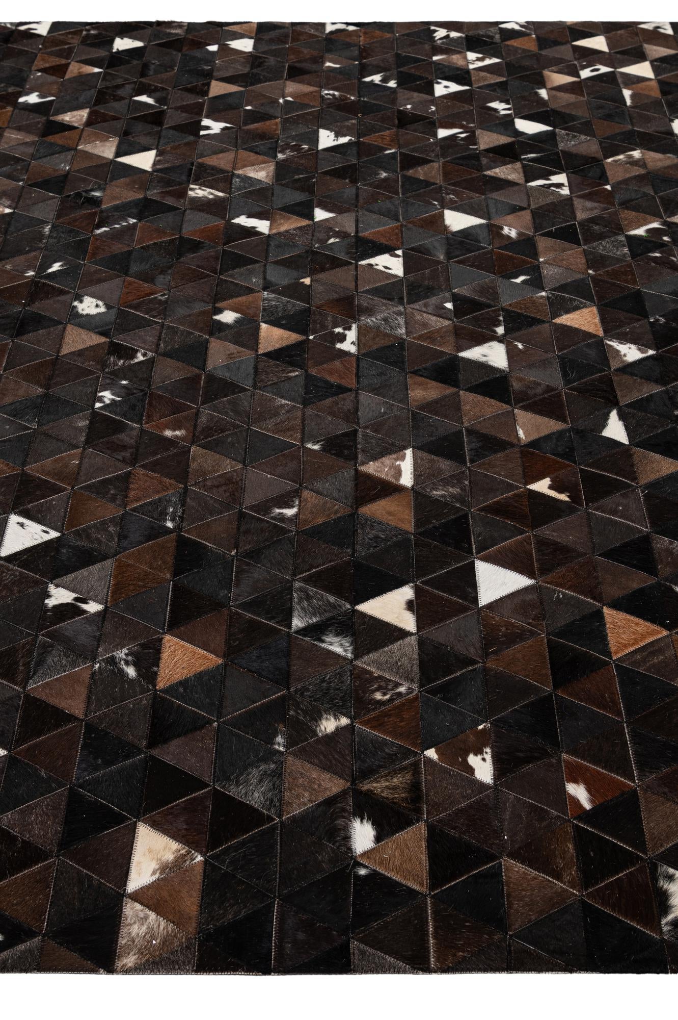 8' x 9' 11 Cowhide - Patchwork Rug