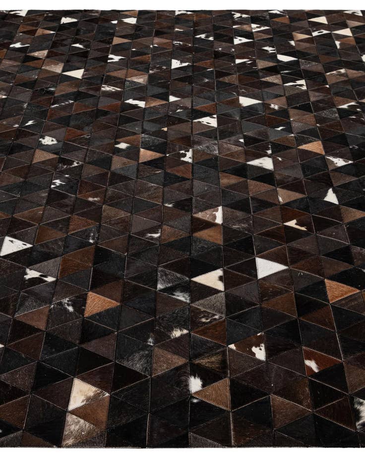 Detail image of 8' x 9' 11 Cowhide - Patchwork Rug