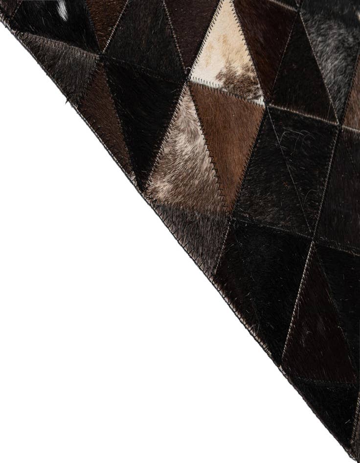 Detail image of 8' x 9' 11 Cowhide - Patchwork Rug