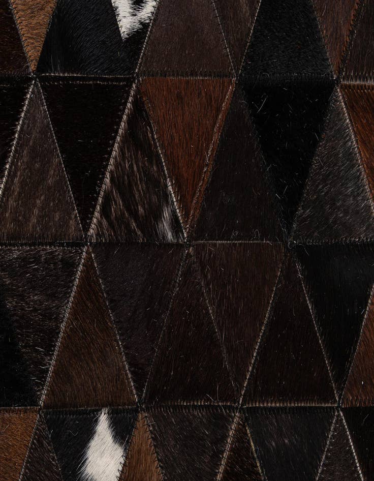 Detail image of 8' x 9' 11 Cowhide - Patchwork Rug