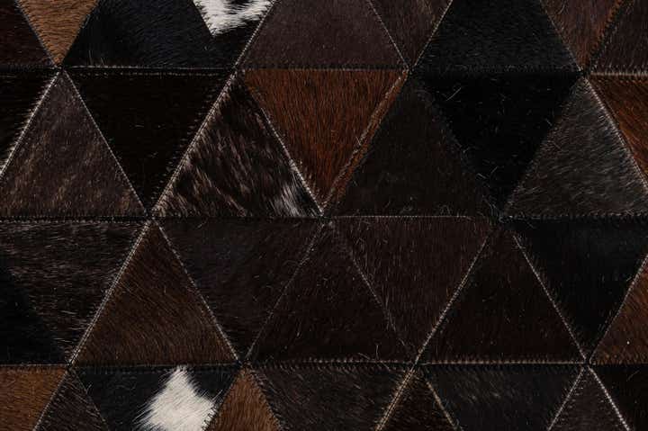 8' x 9' 11 Cowhide - Patchwork Rug