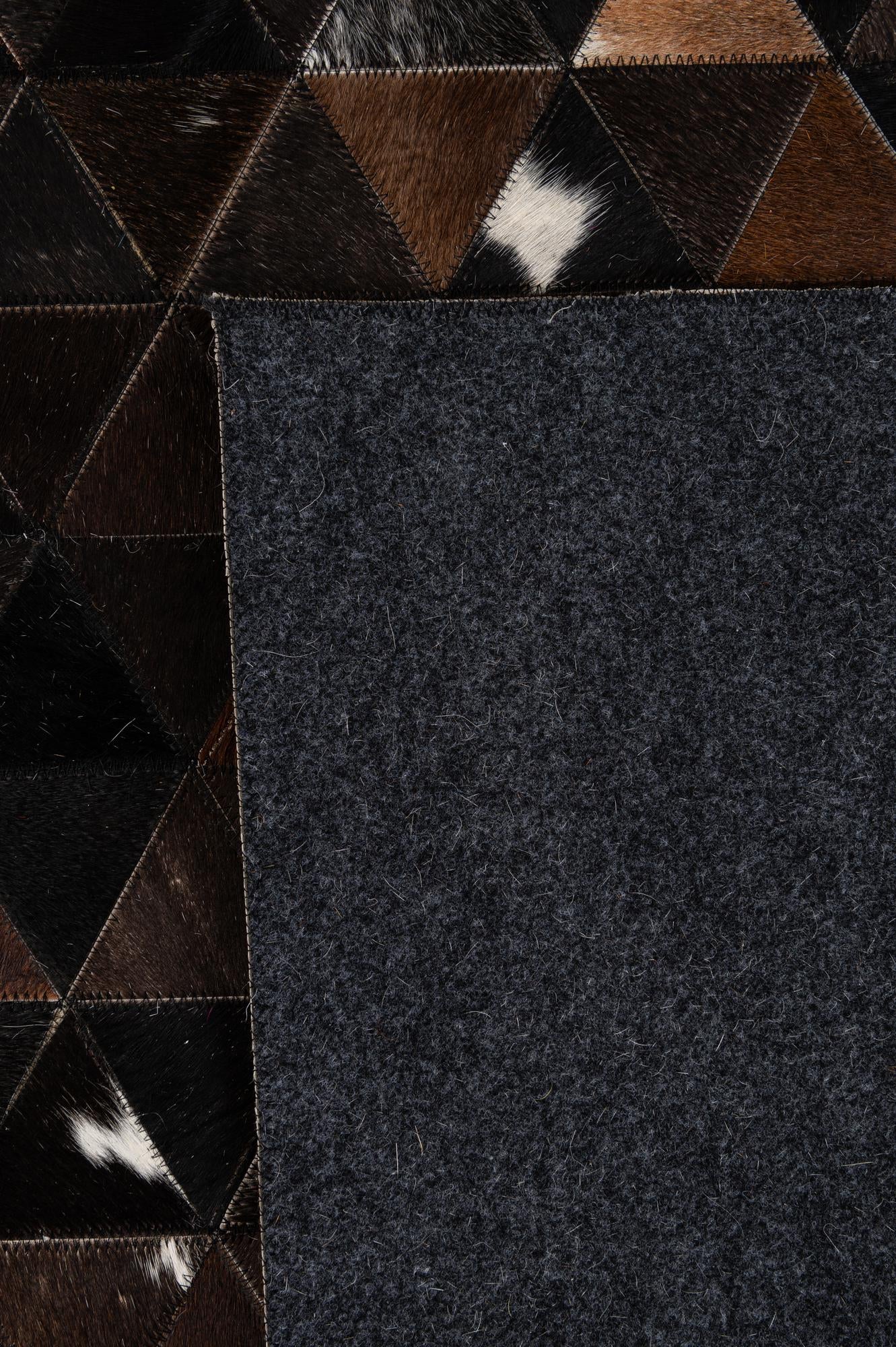 8' x 9' 11 Cowhide - Patchwork Rug