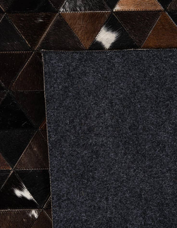 Detail image of 8' x 9' 11 Cowhide - Patchwork Rug