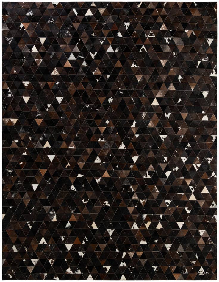 Detail image of 8' x 9' 11 Cowhide - Patchwork Rug