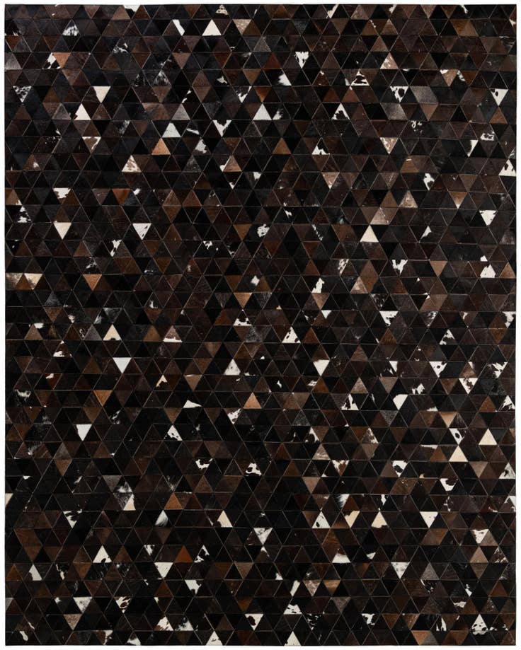 Detail image of 8' x 9' 11 Cowhide - Patchwork Rug
