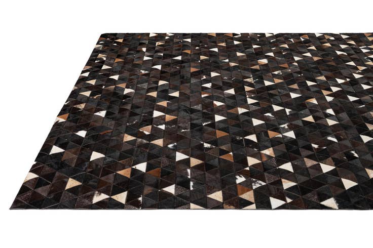 Detail image of 7' 11 x 9' 8 Cowhide - Patchwork Rug