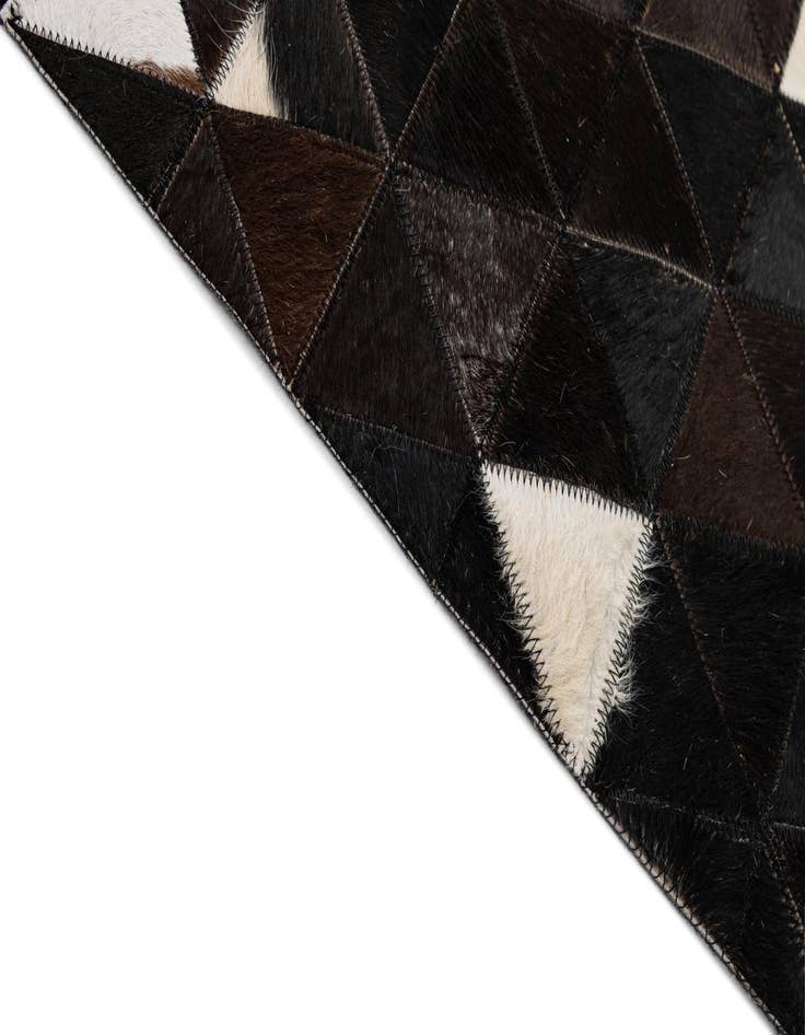Detail image of 7' 11 x 9' 8 Cowhide - Patchwork Rug