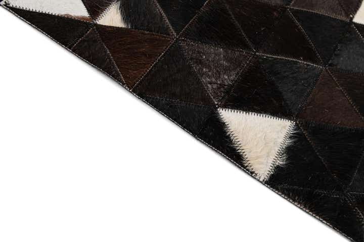 7' 11 x 9' 8 Cowhide - Patchwork Rug
