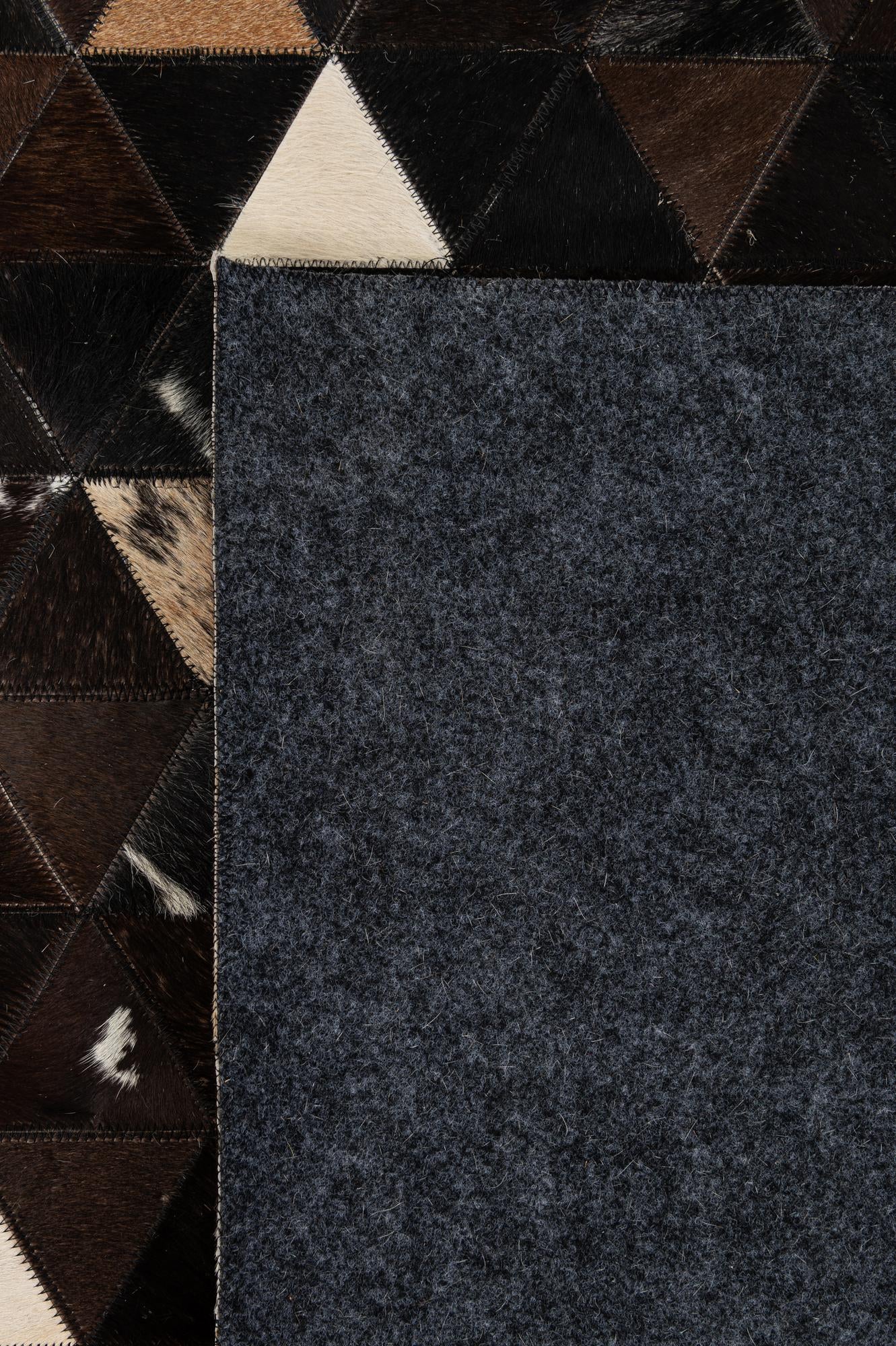 7' 11 x 9' 8 Cowhide - Patchwork Rug