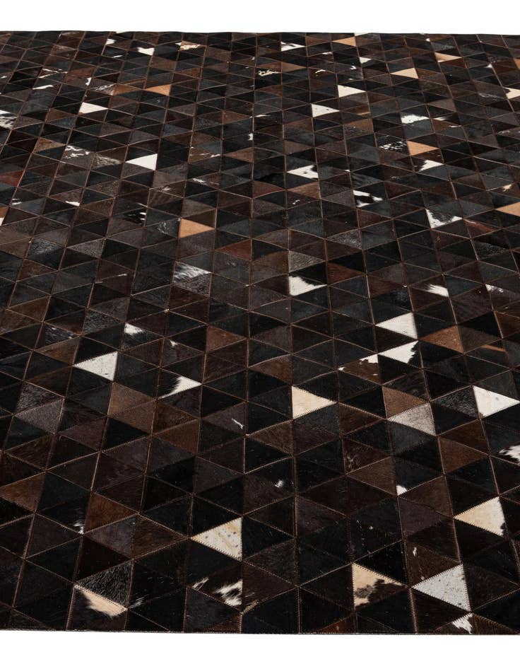 Detail image of 7' 11 x 9' 10 Cowhide - Patchwork Rug