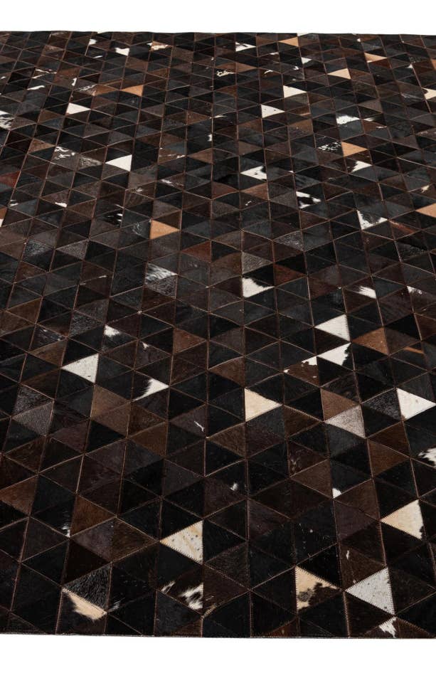 Detail image of 7' 11 x 9' 10 Cowhide - Patchwork Rug