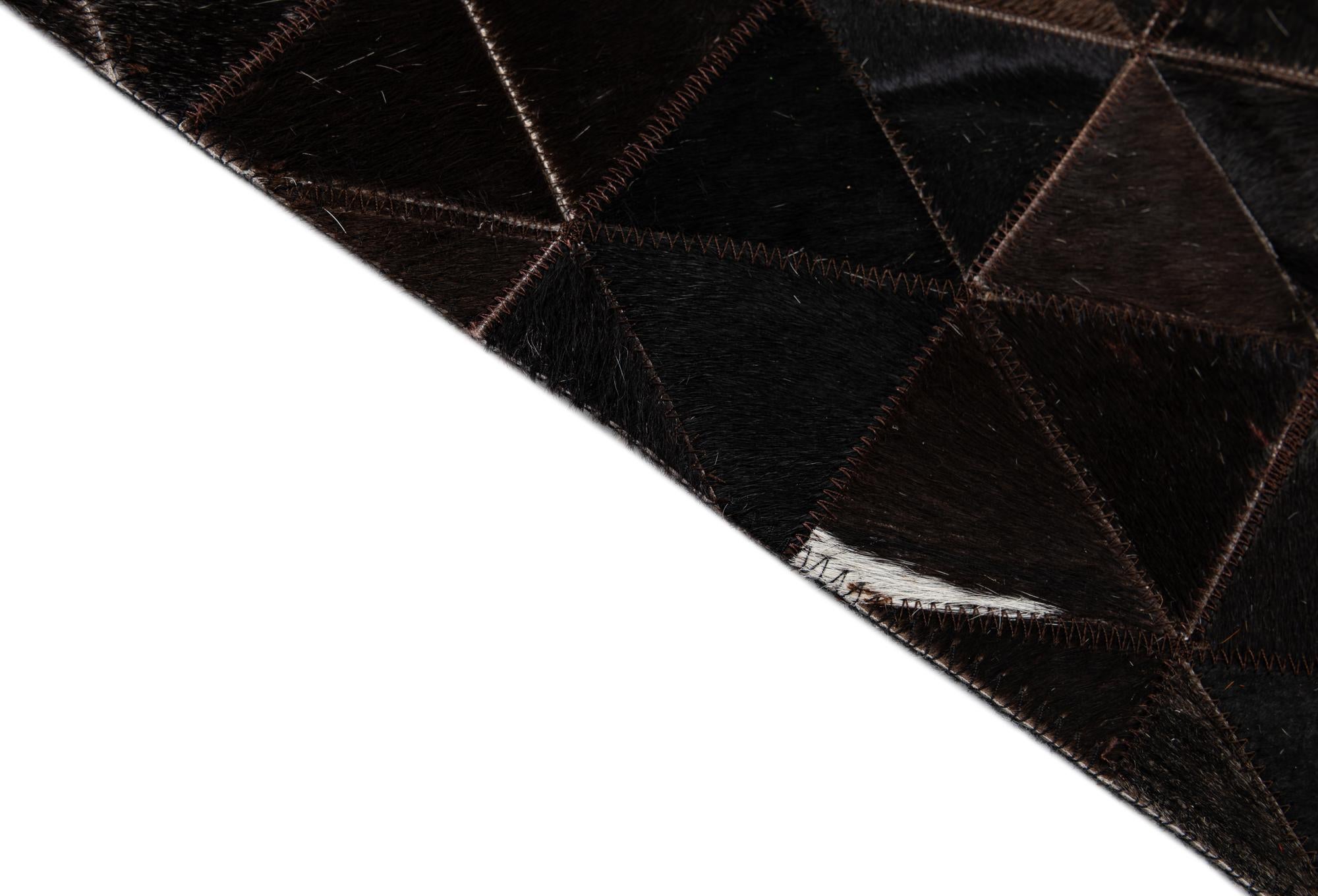 7' 11 x 9' 10 Cowhide - Patchwork Rug