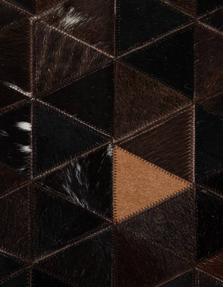 Detail image of 7' 11 x 9' 10 Cowhide - Patchwork Rug