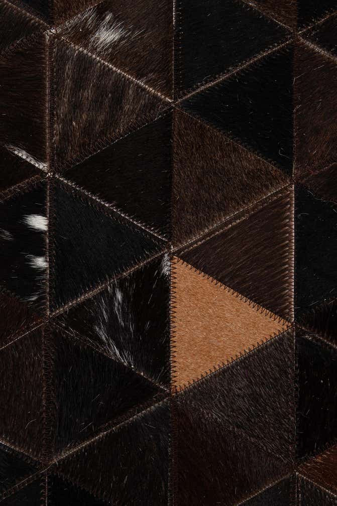 7' 11 x 9' 10 Cowhide - Patchwork Rug