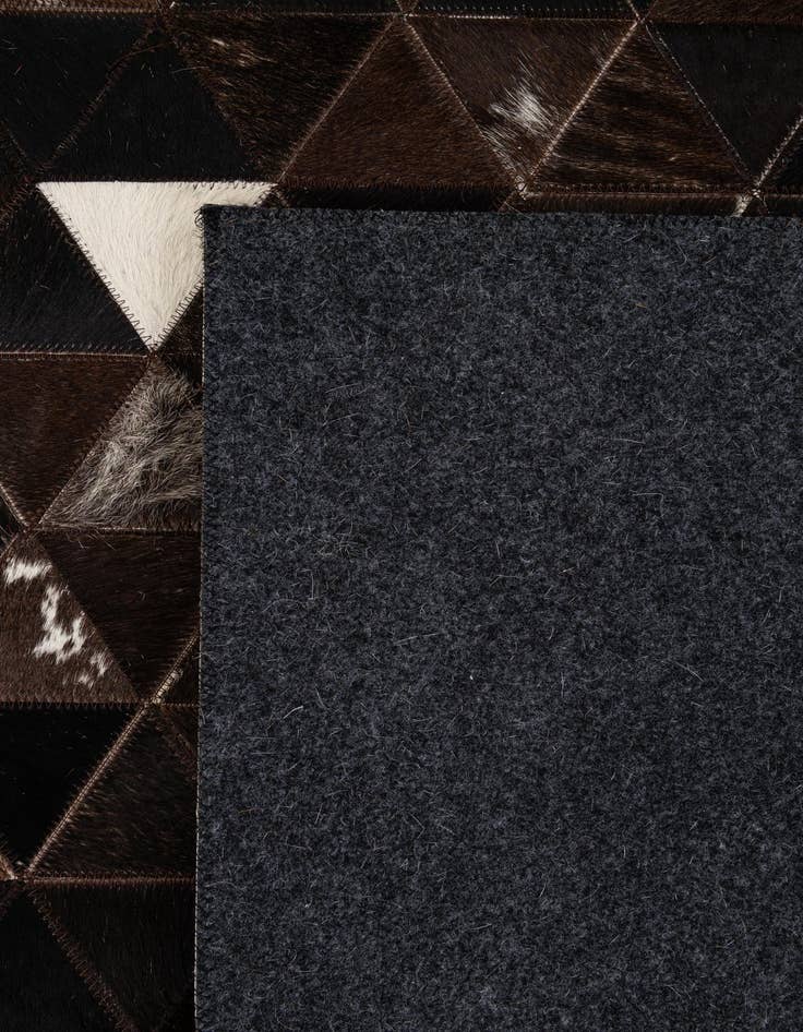 Detail image of 7' 11 x 9' 10 Cowhide - Patchwork Rug
