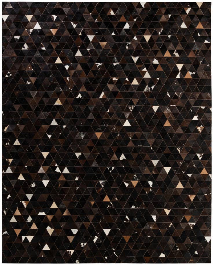 Detail image of 7' 11 x 9' 10 Cowhide - Patchwork Rug