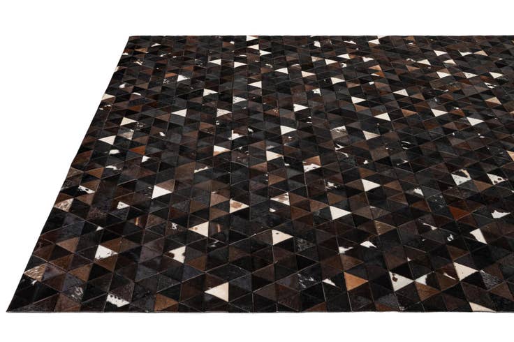 Detail image of 7' 11 x 9' 10 Cowhide - Patchwork Rug