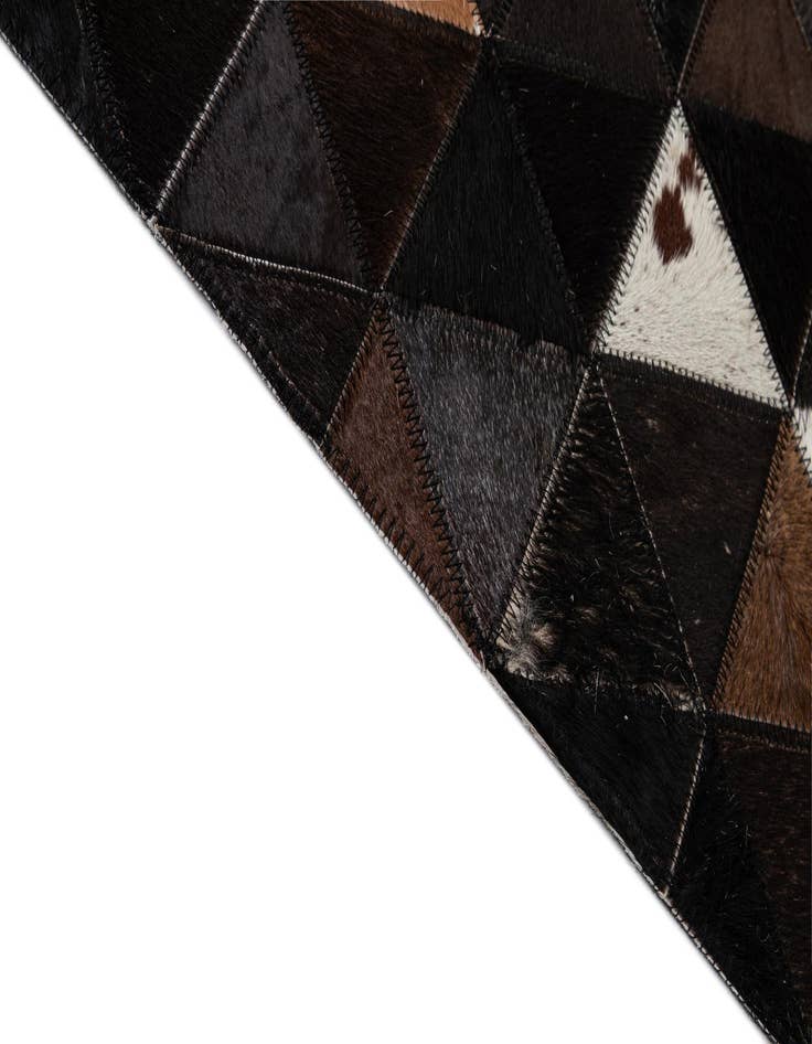 Detail image of 7' 11 x 9' 10 Cowhide - Patchwork Rug