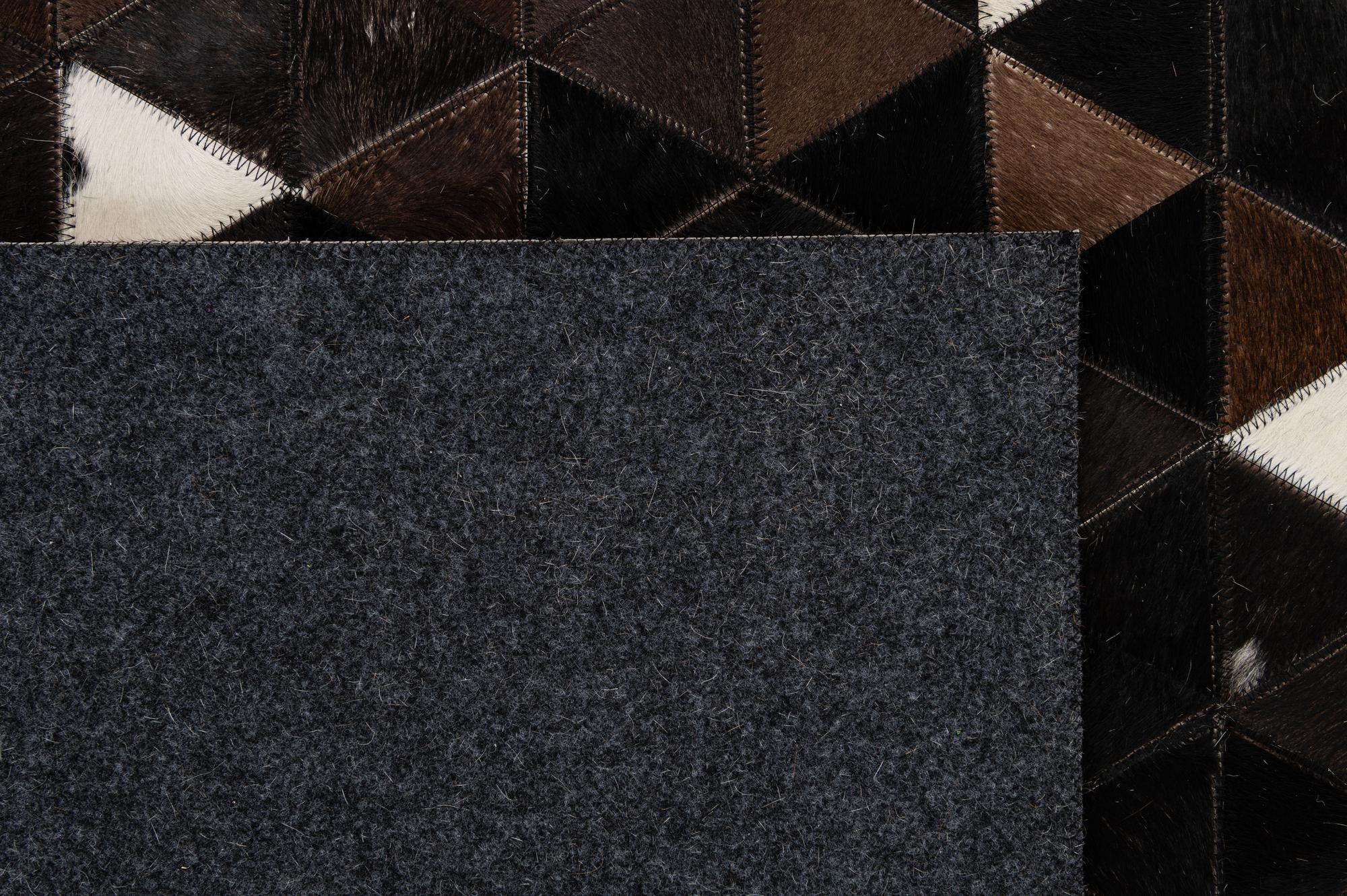 7' 11 x 9' 10 Cowhide - Patchwork Rug