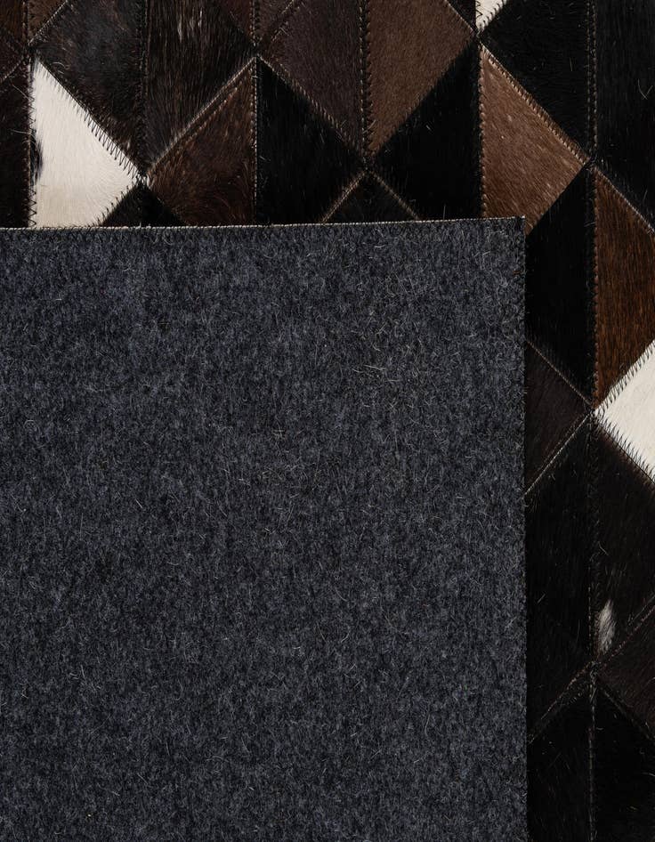 Detail image of 7' 11 x 9' 10 Cowhide - Patchwork Rug