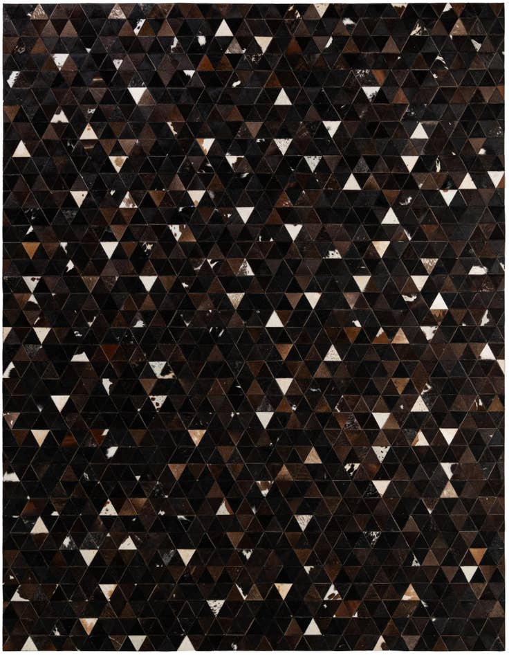 Detail image of 7' 11 x 9' 10 Cowhide - Patchwork Rug