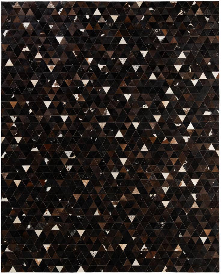 Detail image of 7' 11 x 9' 10 Cowhide - Patchwork Rug
