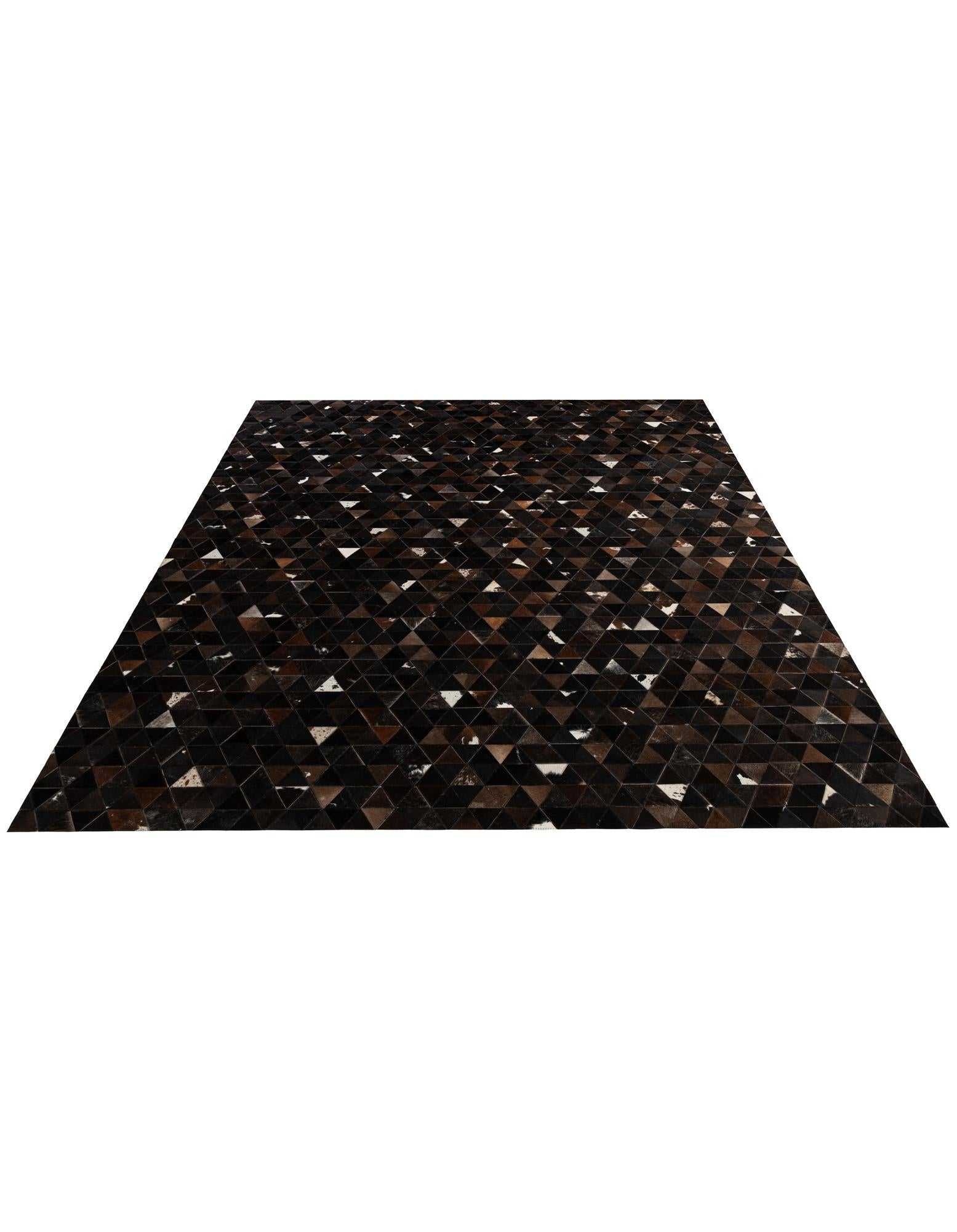 8' x 9' 9 Cowhide - Patchwork Rug