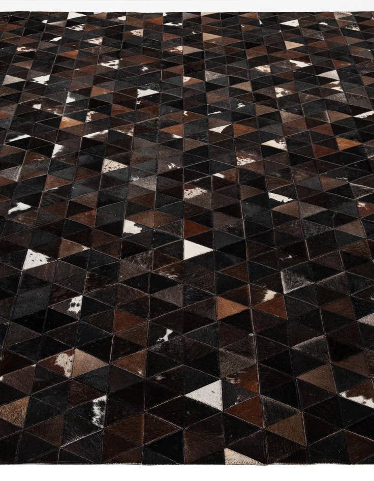 Detail image of 8' x 9' 9 Cowhide - Patchwork Rug