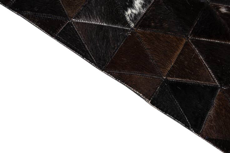 Detail image of 8' x 9' 9 Cowhide - Patchwork Rug