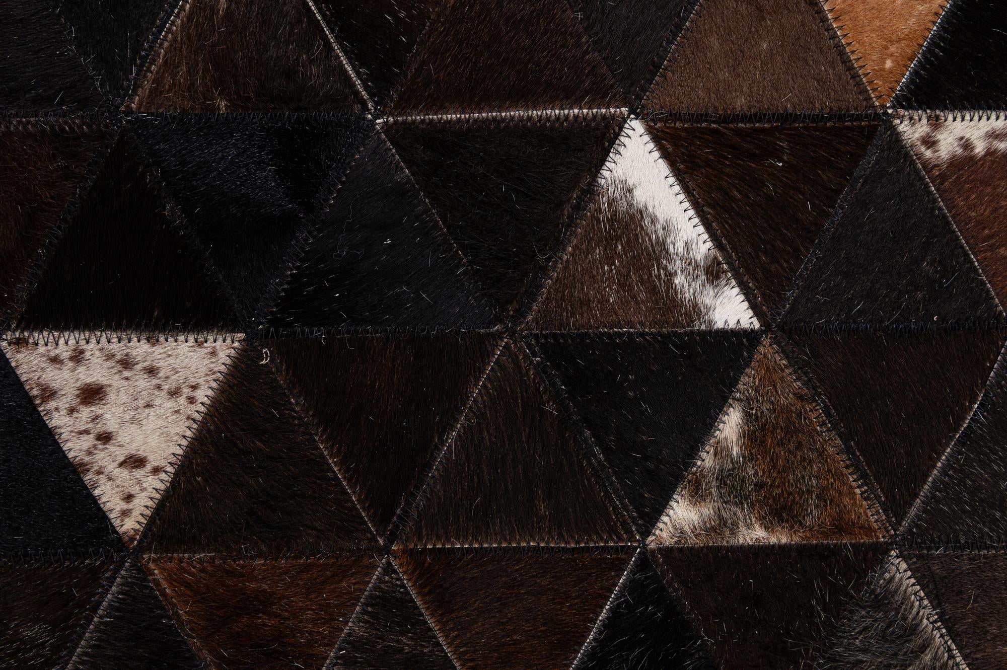 8' x 9' 9 Cowhide - Patchwork Rug