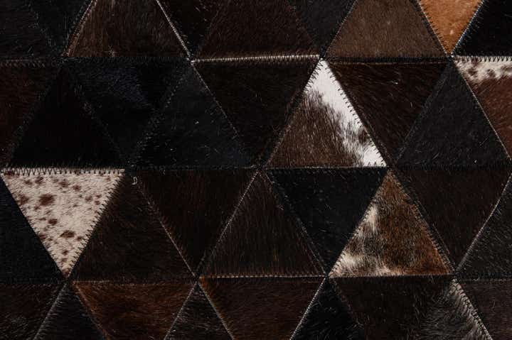 8' x 9' 9 Cowhide - Patchwork Rug