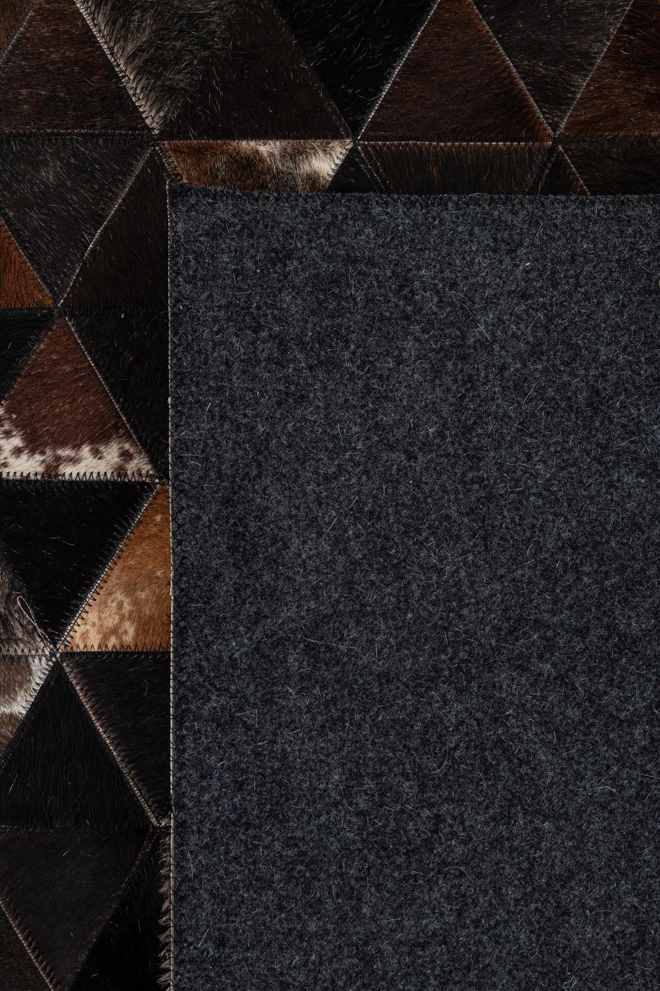 8' x 9' 9 Cowhide - Patchwork Rug