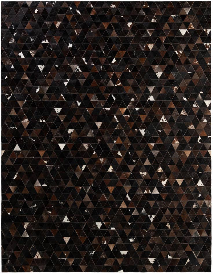 Detail image of 8' x 9' 9 Cowhide - Patchwork Rug