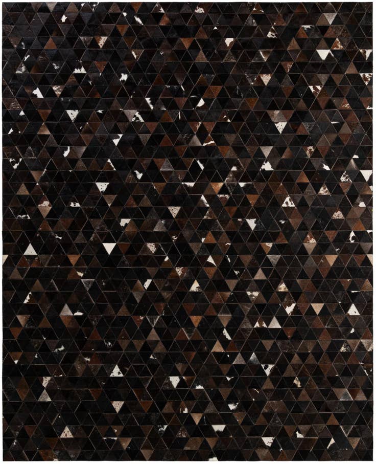 Detail image of 8' x 9' 9 Cowhide - Patchwork Rug