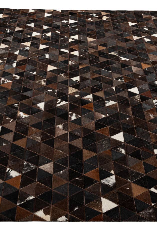 Detail image of 7' 11 x 9' 10 Cowhide - Patchwork Rug