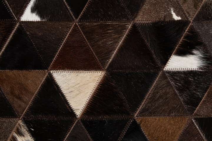 7' 11 x 9' 10 Cowhide - Patchwork Rug