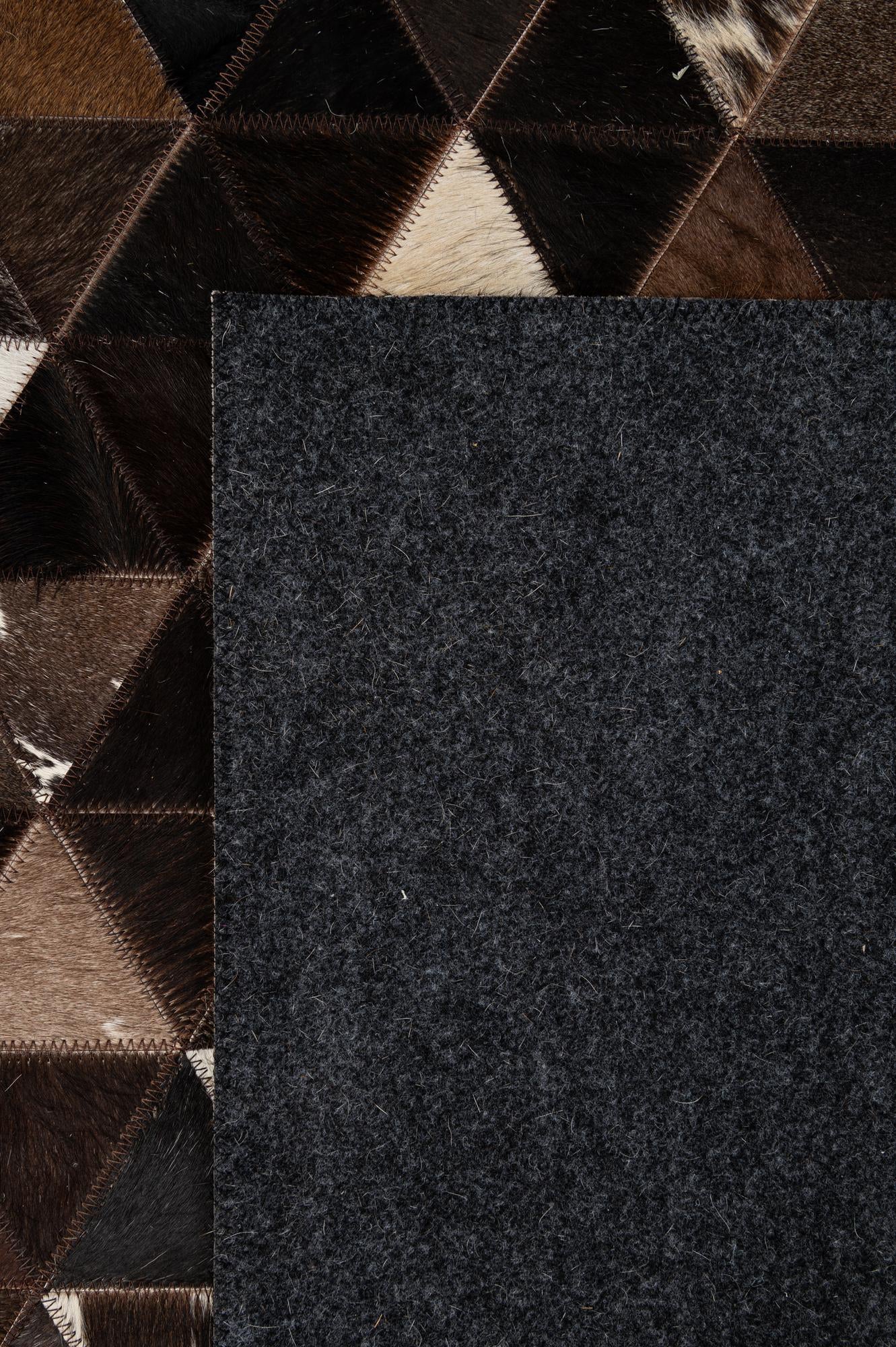 7' 11 x 9' 10 Cowhide - Patchwork Rug