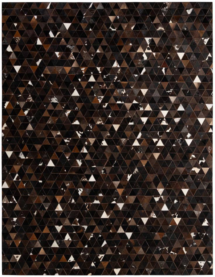Detail image of 7' 11 x 9' 10 Cowhide - Patchwork Rug