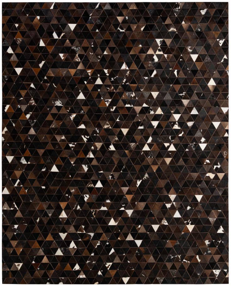 Detail image of 7' 11 x 9' 10 Cowhide - Patchwork Rug